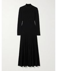 Isabel Marant - Gisole Maxikleid Aus Strick Mit Stehkragen Und Pointelle-Details - Lyst