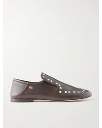 Wales Bonner - Dakar Studded Leather Loafers - Lyst