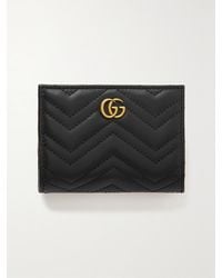 Gucci - Gg Marmont 2.0 Portemonnaie Aus Matelassé-Leder Mit Verzierung - Lyst