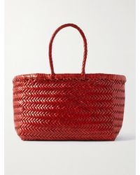 Dragon Diffusion - Bamboo Triple Jump Kleine Tote Aus Geflochtenem Leder - Lyst