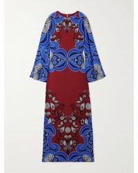 Borgo De Nor - Capucine Printed Crepe Maxi Dress - Lyst