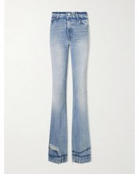 Haikure - Flora Distressed Mid-Rise Flared Jeans - Lyst
