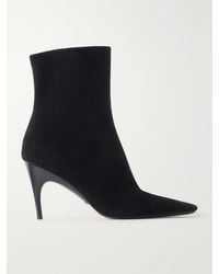 Balenciaga - Duchesse 90 Suede Ankle Boots - Lyst