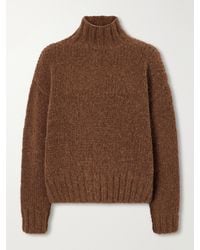 Lauren Manoogian - Alpaca, Merino Wool And Cotton-Blend Turtleneck Sweater - Lyst