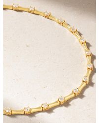Anita Ko - Bamboo 18-Karat Diamond Choker - Lyst