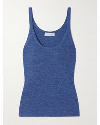 Gabriela Hearst - Cinxia Tanktop Aus Einer Gerippten Mischung Aus Kaschmir, Seide Und Hanf - Lyst