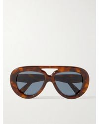 Loewe - Pilotensonnenbrille Aus Azetat - Lyst