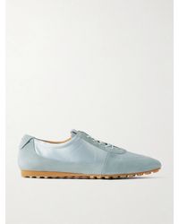 Aeyde - Uma Suede And Satin Sneakers - Lyst