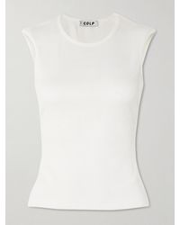 CDLP - Ribbed Tencel Lyocell And Cotton-Blend Jersey Tank - Lyst