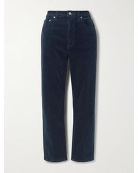 Citizens of Humanity - Zurie Ankle Cotton-Blend Corduroy Straight-Leg Pants - Lyst