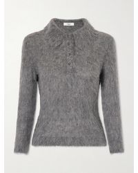 Chloé - Alpaca-Blend Polo Sweater - Lyst