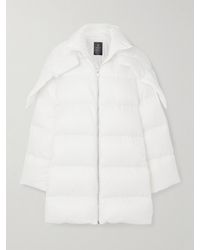 Rick Owens - Moncler Cyclopic Oversized Hooded Appliquéd Quilted Shell Down Jacket - Lyst