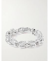 TOTEME - Byzantine Rhodium-Plated Bracelet - Lyst