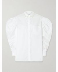 Simone Rocha - Embellished Cotton-Poplin Shirt - Lyst