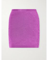 Valentino Garavani - Jacquard-Knit Mini Skirt - Lyst