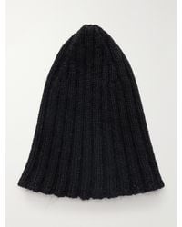 KHAITE - Lake Cashmere, Mohair And Silk-Blend Beanie - Lyst