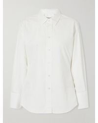 Rohe - Shaped Crinkled Cotton-Blend Poplin Shirt - Lyst