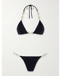 Gucci - Horsebit Embellished Triangle Bikini - Lyst