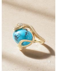 Ole Lynggaard Copenhagen - Snakes 18-Karat, And Diamond Ring - Lyst