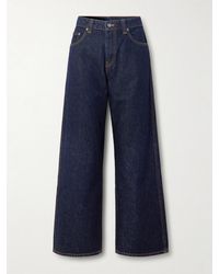 KHAITE - Winslow Mid-Rise Wide-Leg Jeans - Lyst