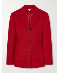 Loewe - Wool-Blend Blazer - Lyst