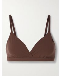 Skims - Fits Everybody Crossover Bralette – Cocoa – Soft-Bh - Lyst