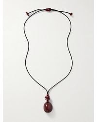 Hunting Season - The Pendant Tagua And Leather Necklace - Lyst
