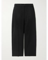 Theory - Relax Verkürzte Hose Mit Geradem Bein Aus Twill Aus Einer Leinenmischung - Lyst