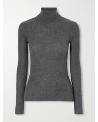 Gabriela Hearst - Peppe Ribbed Cashmere-Blend Sweater - Lyst