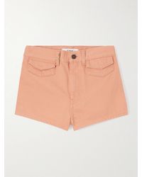 Chloé - Embellished Denim Shorts - Lyst