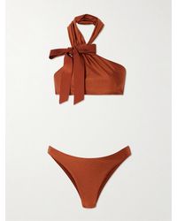 Zimmermann - Awaken Bow-Detailed Halterneck Bikini - Lyst
