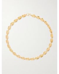LIE STUDIO - The Monica-Plated Necklace - Lyst