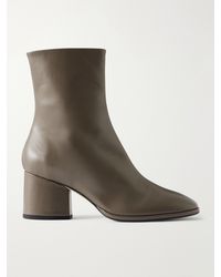 Aeyde - Ayla Leather Ankle Boots - Lyst