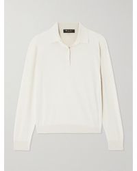 Loro Piana - Oberteil Aus Baumwolle Mit Polokragen - Lyst