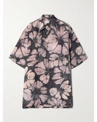 Dries Van Noten - Floral-Print Silk-Voile Shirt - Lyst