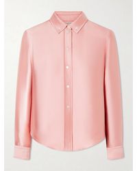 Calvin Klein - Sophie Satin Shirt - Lyst