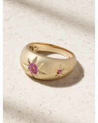 Jacquie Aiche - Starburst Ring Aus 14 Karat Mit Saphiren - Lyst