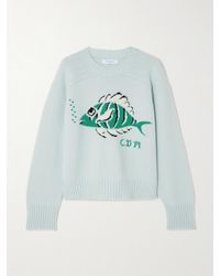 Calle Del Mar - Strickpullover Aus Kaschmir Mit Intarsienmotiv - Lyst