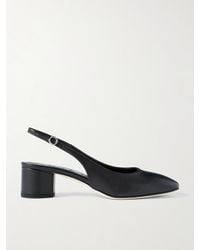 Aeyde - Romy Slingback-Sandalen Aus Leder - Lyst