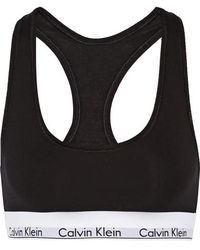 Calvin Klein Modern Cotton Soft-bh Aus Einer Baumwollmischung Mit Stretch-anteil - Schwarz