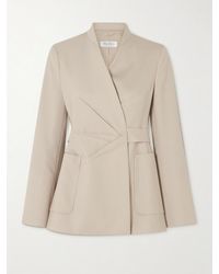 Max Mara - Nereo Blazer Aus Einer Wollmischung Mit Falten - Lyst