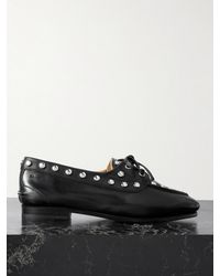 Bally - Pathy Studded Leather Loafers - Lyst