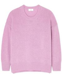 Allude Cashmere Sweater - Purple