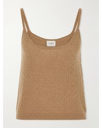 LeKasha - Fregene Pointelle-Knit Cashmere Top - Lyst
