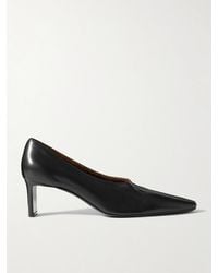 KHAITE - Cecilia Leather Pumps - Lyst