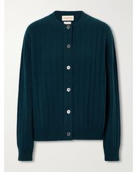 &Daughter - Rooney Ribbed Wool Cardigan - Lyst