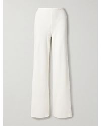 STAUD - Stroll Crepe Wide-Leg Pants - Lyst