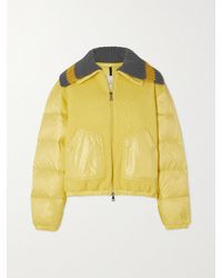 Moncler - Apront Cropped Quilted Shell Down Bomber Jacket - Lyst