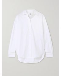 TOTEME - Chemise En Popeline De Coton Capri - Lyst