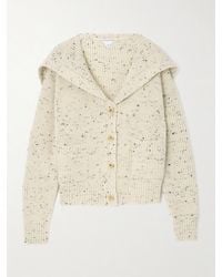 Bottega Veneta - Cardigan Aus Einer Gerippten Wollmischung - Lyst
